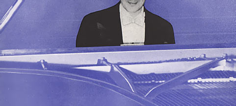 whimsical image of horowitz at piano clipped so his face doesn't show